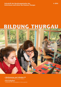 BILDUNG THURGAU 4-2016