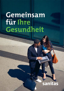 Flyer Sanitas: Gemeinsam für Ihre Gesundheit